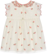 Thumbnail for your product : Gucci Baby cotton dress with embroidery