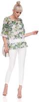Thumbnail for your product : Nissa - Silk Top with Floral Print