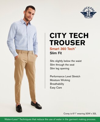 Dockers Slim-Fit City Tech Trousers