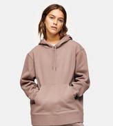 Thumbnail for your product : Topshop Petite hoodie in beige