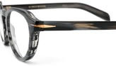 Thumbnail for your product : David Beckham Full-Rim Round Frame Glasses