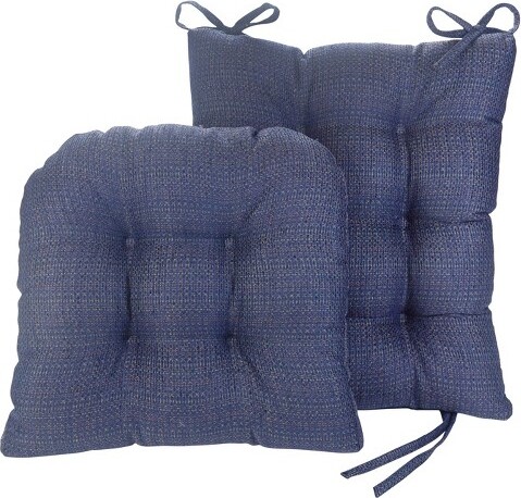 Hastings Home Chair Cushions Navy Solid Chair Cushion