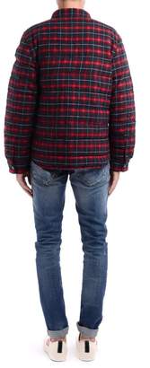 Museum Jonah Shirt Jacket Made Of Red, Blue And White Tartan Fabric