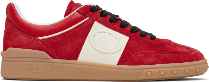 Valentino Garavani Red Upvillage Low Top Sneakers