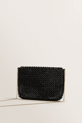 Seed Heritage Beaded Fold Over Clutch