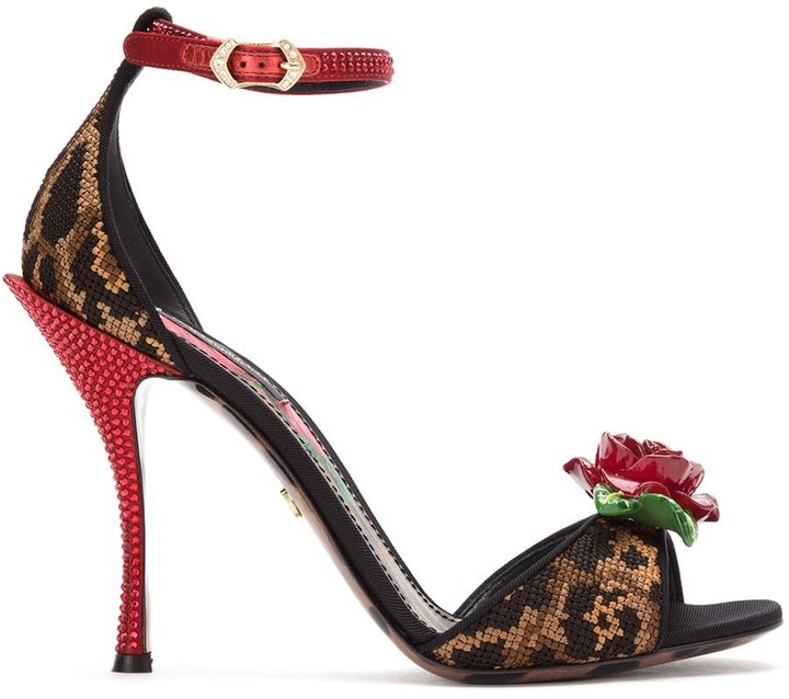 dolce and gabbana rose heels