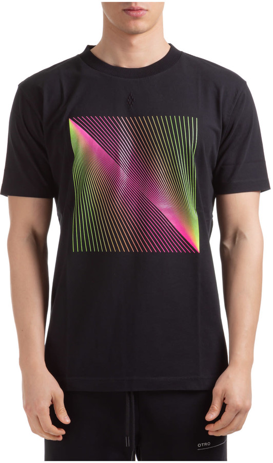Marcelo Burlon County Of Milan Optical T Shirt Shopstyle Tees
