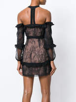 Thumbnail for your product : For Love & Lemons Margot cold shoulder mini dress