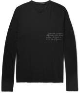 Thumbnail for your product : Isabel Benenato Embroidered Cotton-Jersey T-Shirt