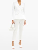 Thumbnail for your product : Altuzarra Indiana Double-breasted Crepe Suit Jacket - White