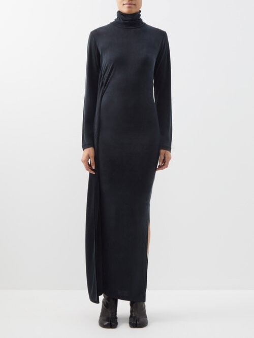 Black Side Slit Dress | Shop The Largest Collection | ShopStyle