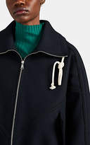 Thumbnail for your product : PLAN C Women's Herringbone-Weave Wool Oversized Shirt Jacket - Navy
