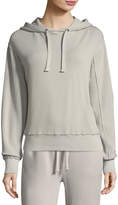 Thumbnail for your product : Vince Raw-Edge Cotton Hoodie