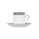 Thumbnail for your product : Wedgwood Lace Platinum Coffee Saucer