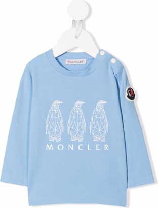 Moncler Enfant logo-print T-shirt