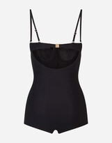 Thumbnail for your product : Dolce & Gabbana Solid-color balconette one-piece swimsuit
