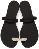 Thumbnail for your product : Giuseppe Zanotti Black Ring Sandals