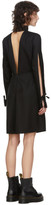 Thumbnail for your product : Opening Ceremony Black Slit Sleeve Mini Dress