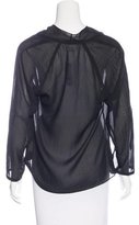 Thumbnail for your product : Helmut Lang Long Sleeve V-Neck Blouse w/ Tags