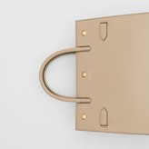 Thumbnail for your product : Burberry Small Leather Two-handle Title Bag