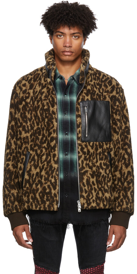 leopard print jacket men