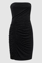 Thumbnail for your product : Halston Embellished Strapless Mini Dress