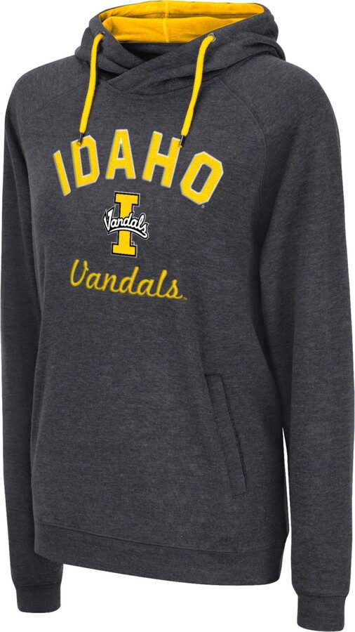 Colosseum Women's Idaho Vandals Black Pullover Hoodie, Small