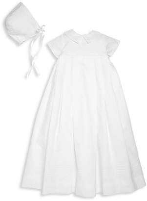 Isabel Garreton Baby's Two-Piece Christening Gown & Bonnet Set