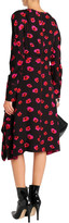 Thumbnail for your product : Proenza Schouler Asymmetric Knotted Printed Crepe Dress