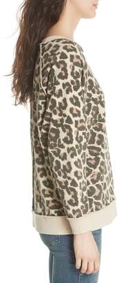 go on get floral sweatshirt