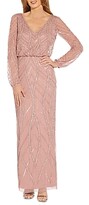 Thumbnail for your product : Adrianna Papell Beaded Column Gown