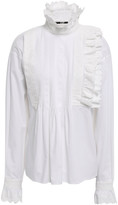 Thumbnail for your product : McQ Broderie Anglaise-trimmed Cotton Blouse
