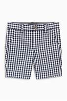 Thumbnail for your product : Next Boys Navy/White Gingham Chino Shorts (3-16yrs)
