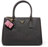 Thumbnail for your product : Prada Textured-leather Keychain - Pink
