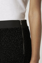 Thumbnail for your product : Topshop Flocked leopard treggings