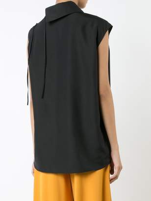 Tome 'Charmeuse Asymmetric Collared' blouse