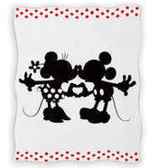 Thumbnail for your product : Disney Mouse Perfect Pair Knit Throw by Ethan Allen