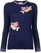 Thumbnail for your product : Peter Pilotto floral embroidered jumper
