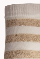 Thumbnail for your product : Forever 21 touch-of-glam striped socks
