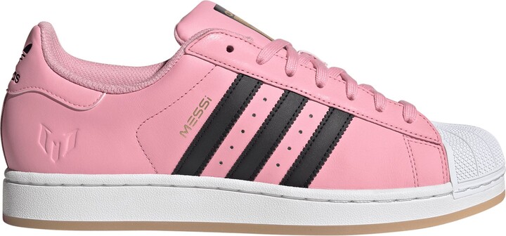 adidas Superstar Messi Shoes, M4/W5, Pink/Black