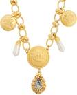 dolce gabbana crestembossed necklace