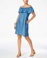 Thumbnail for your product : Style&Co. Style & Co Denim Off-The-Shoulder Dress, Created for Macy's