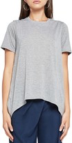 Thumbnail for your product : BCBGeneration Striped Arched-Hem Tee