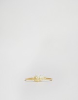 Thumbnail for your product : Dogeared Gold Plated Guardian Angel Wing Reminder Ring