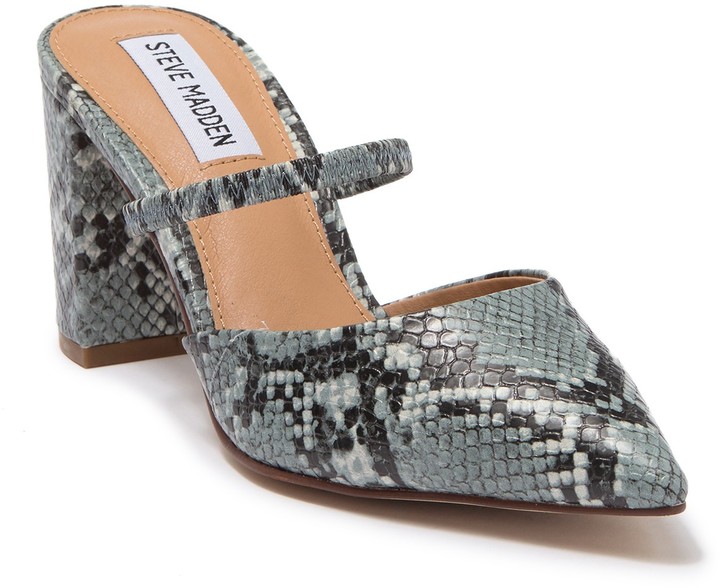 steve madden block heel mules