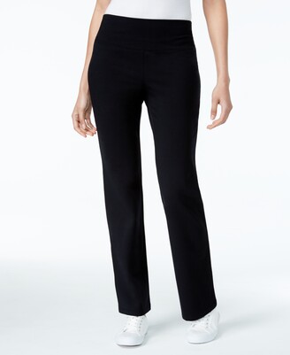 Style amp Co Women039s Sport Velour Pants PXS Deep Black  eBay