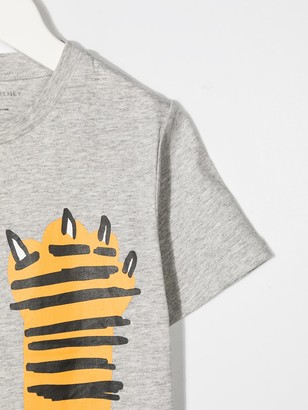 Stella McCartney Kids tiger arms-print T-shirt
