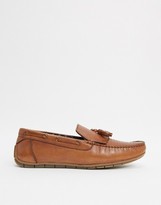 Thumbnail for your product : Silver Street woven loafer in tan leather
