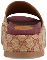 angelina gg supreme platform slide sandal