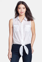 Thumbnail for your product : Anne Klein Tie Front Sleeveless Blouse